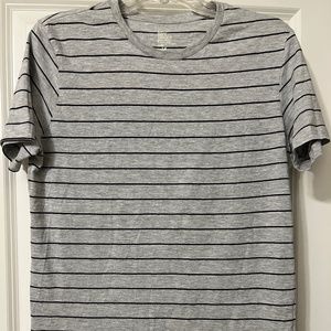 Gray w Black Stripes T-Shirt